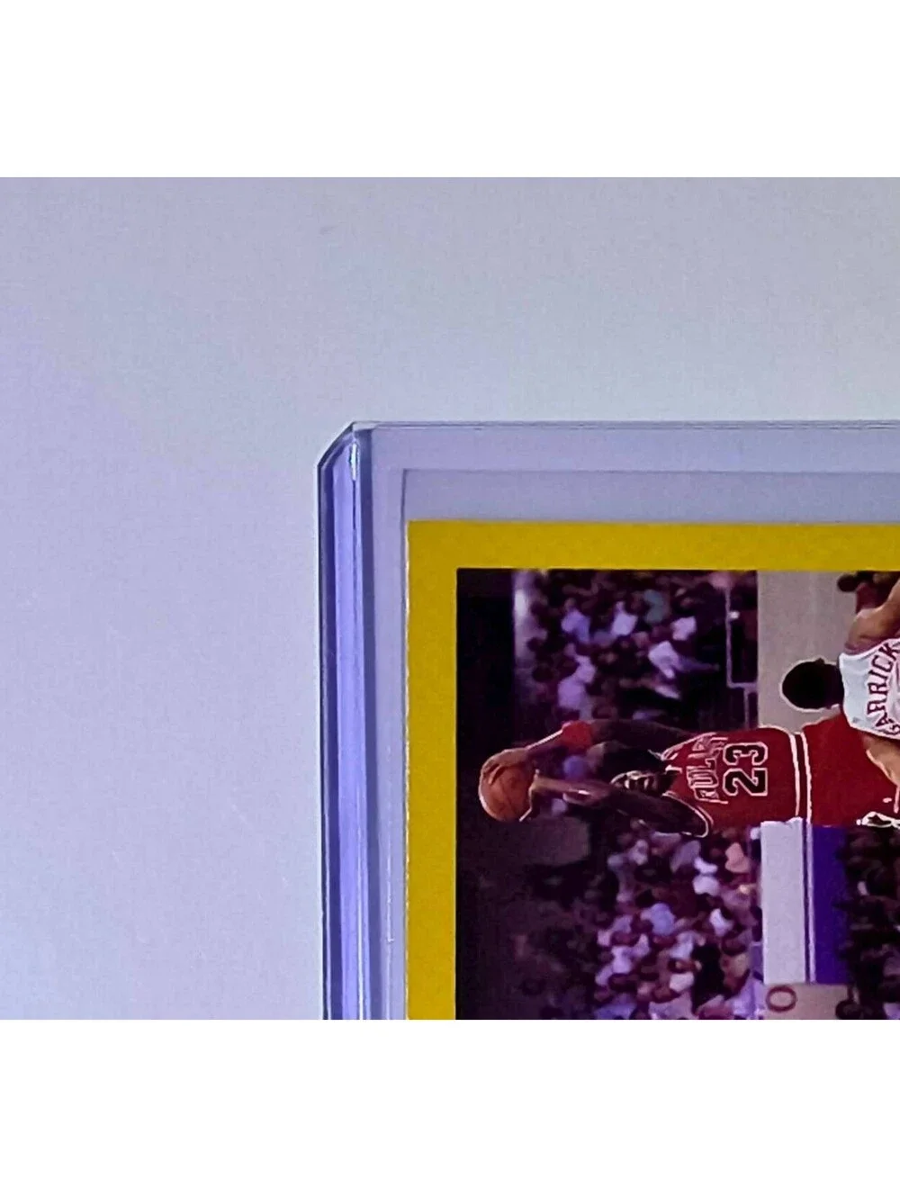Michael Jordan Magic Johnson 1990-91 NBA Hoops Super Streaks #385 Card Bulls
